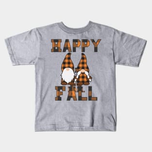 Happy Fall gnomes Kids T-Shirt